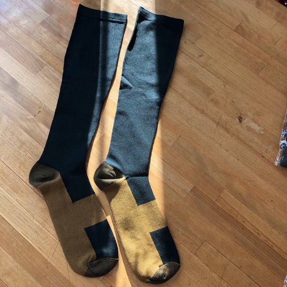 Bcurb Other - Bcurb Graduated Compression Socks  Women Men for Medical Sports Travel 2 pairs